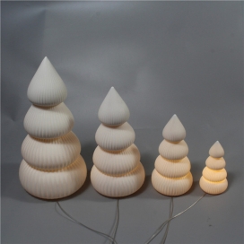CERAMIC CHRISTMAS TREE WITH LED LIGHT